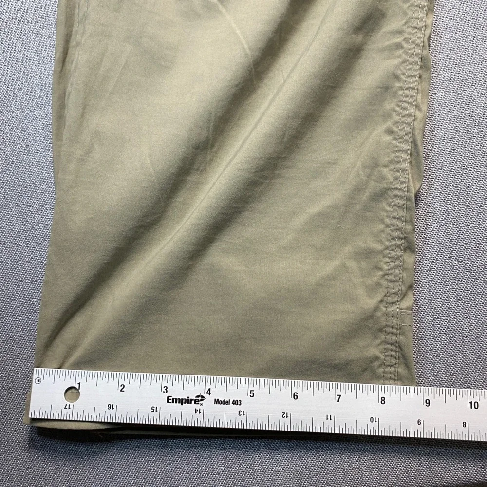 Kuhl Renegade Convertible Stealth Pants Mens 40x32 Khaki Tan ZipOff Hiking Cargo